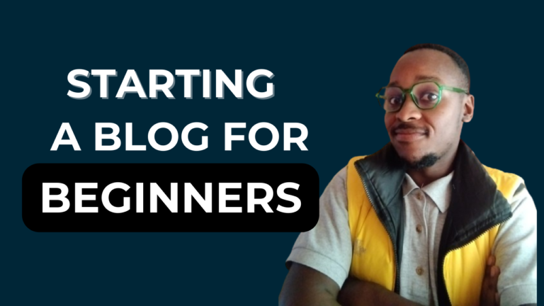 how to start a blog